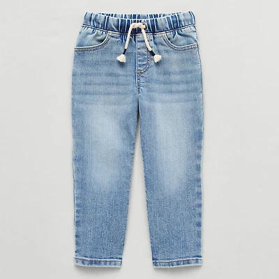 Okie Dokie Toddler & Little Boys Stretch Fabric Straight Leg Jean
