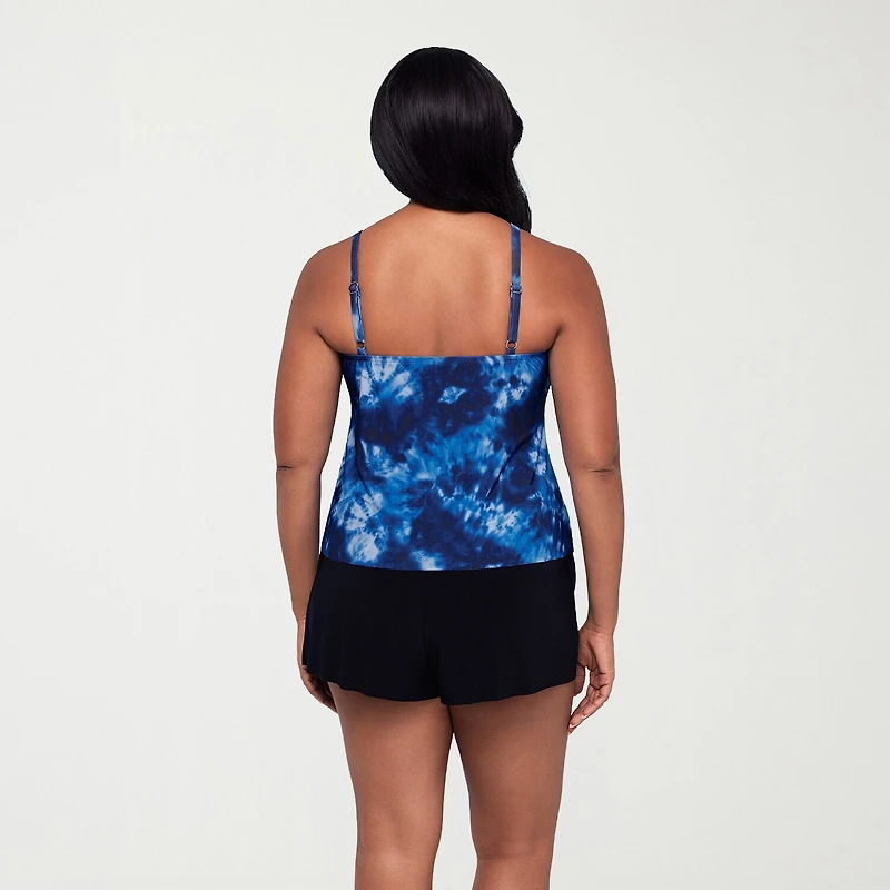 Trimshaper Womens Americana Swim Romper