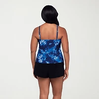 Trimshaper Womens Americana Swim Romper
