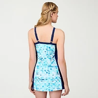 Free Country Womens Abstract Swim Dress