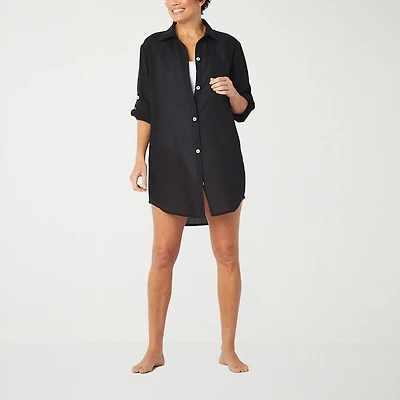 Sonnet Shores Womens Dress Swimsuit Cover-Up