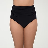 Trimshaper Womens Comfort Waistband Full Coverage High Waist Bikini Swimsuit Bottom