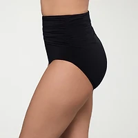 Trimshaper Womens Comfort Waistband Full Coverage High Waist Bikini Swimsuit Bottom