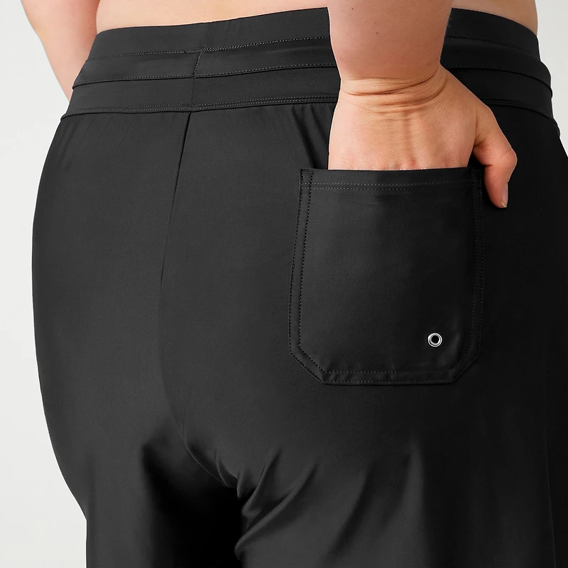 Free Country Womens Plus Swim Shorts