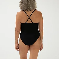 Dolfin Womens Moderate Coverage One Piece Swimsuit