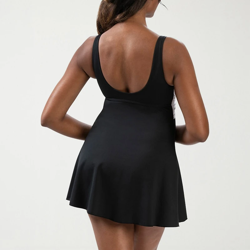 Dolfin Aquashape Women's V-Neck Wrap Swim Dress Womens
