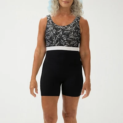 Dolfin Aquashape Women'S Scoop Neck Aquatard Womens Moderate Coverage One Piece Swimsuit