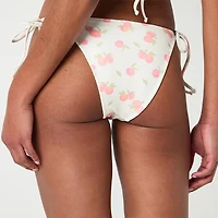 Forever 21 Womens Lined Dots Juniors Moderate Coverage Bikini Swimsuit Bottom