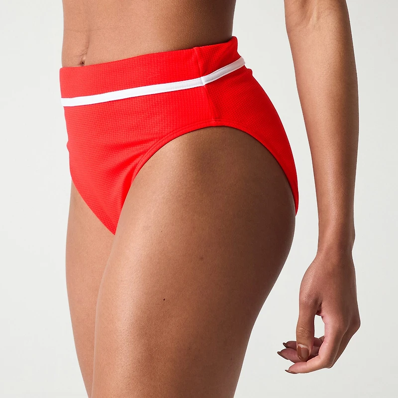 Mynah Womens Lined Full Coverage High Waist Bikini Swimsuit Bottom
