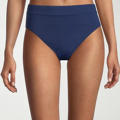 Mynah Womens Lined Moderate Coverage High Waist Bikini Swimsuit Bottom