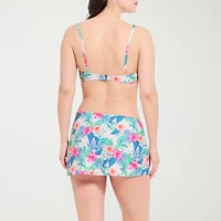 Decree Womens Adjustable Straps Juniors Bralette Bikini Swimsuit Top