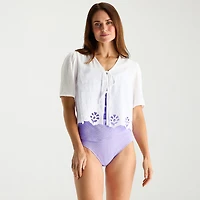 Liz Claiborne Swimsuit Cover-Up Tops