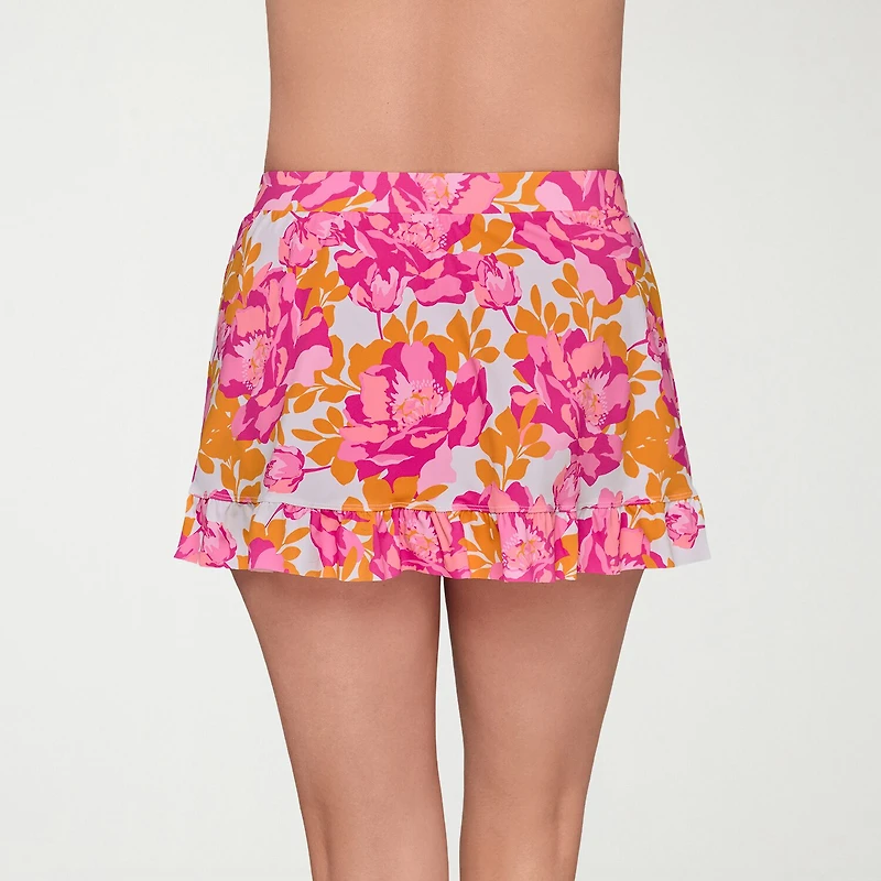 Liz Claiborne Womens Floral Swim Skirt