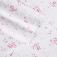 Laura Ashley Cotton Sateen Sheet Set 300tc Deep Pocket Sheet Set