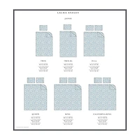 Laura Ashley 6-Pc 100% Cotton Percale Deep Pocket Sheet Set