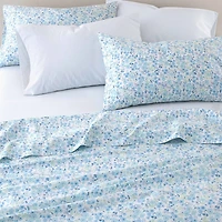 Laura Ashley 6-Pc 100% Cotton Percale Deep Pocket Sheet Set