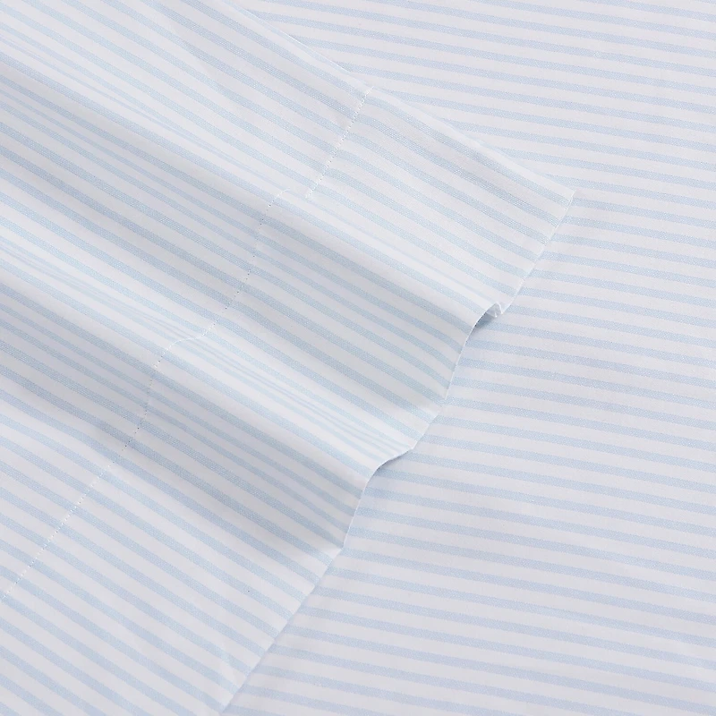 Laura Ashley 300 Thread Count Cotton Sateen Sheet Set