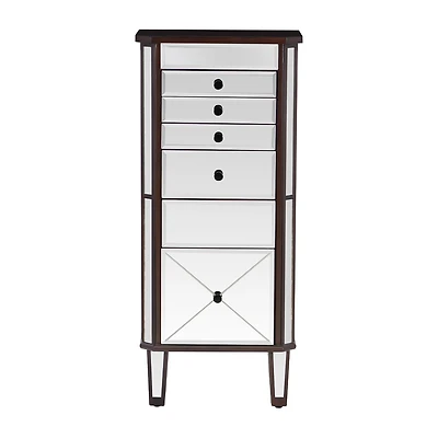 Powell Company Hialea Espresso Jewelry Armoire