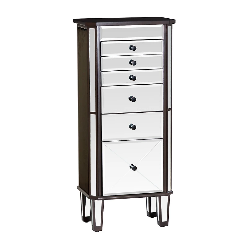 Powell Company Hialea Espresso Jewelry Armoire