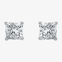 Ever Star (G / SI1-SI2) 1 CT. T.W. Lab-Grown Diamond Princess-cut Stud Earrings 10K or 14K Gold