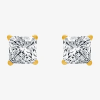 Ever Star (G / SI1-SI2) 1 CT. T.W. Lab-Grown Diamond Princess-cut Stud Earrings in 10K or 14K Gold