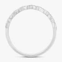 (I / Si2) Womens Diamond Accent Lab Grown White 10K Gold Band