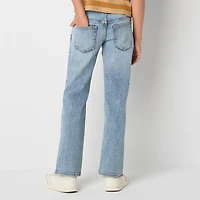 Thereabouts Little & Big Kid Boys Adjustable Waist Mid Rise Straight Leg Jean