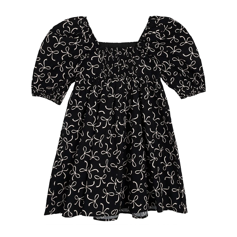 Rare Editions Big Kid Girls 3/4 Sleeve Puffed A-Line Dress