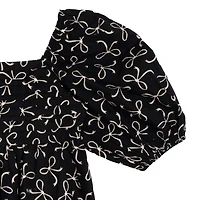 Rare Editions Big Kid Girls 3/4 Sleeve Puffed A-Line Dress