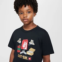 Nike Club Big Kid Unisex Crew Neck Short Sleeve Regular Fit Graphic T-Shirt