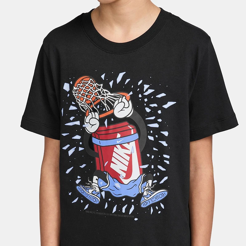 Nike Club Big Kid Unisex Crew Neck Short Sleeve Regular Fit Graphic T-Shirt