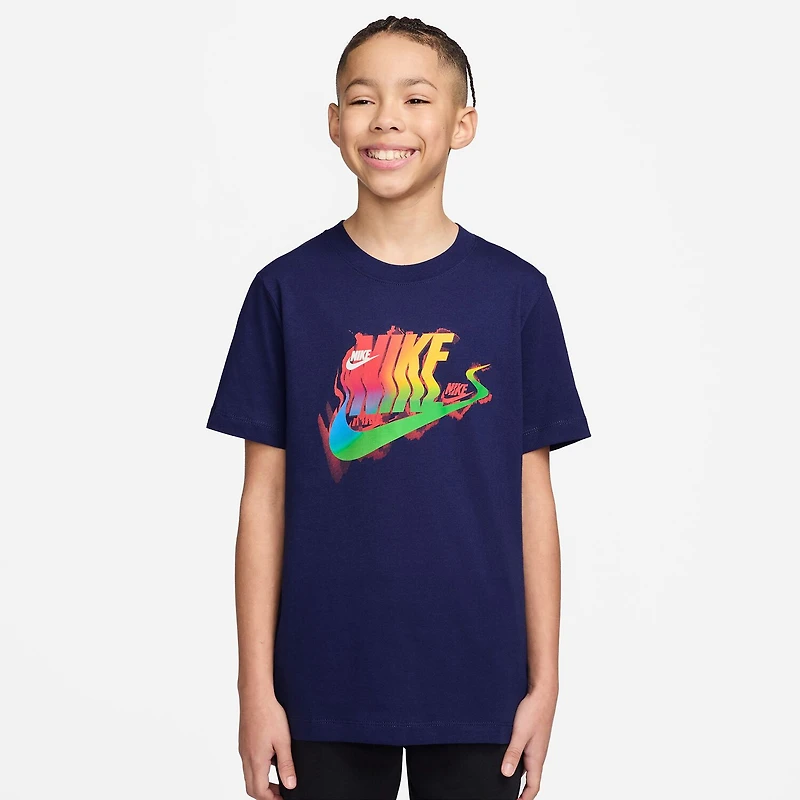 Nike Club Big Kid Unisex Crew Neck Short Sleeve Regular Fit Graphic T-Shirt