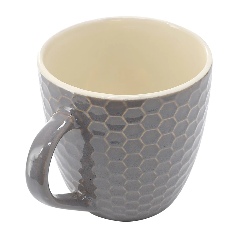 Elama Honeycomb Assorted 6-pc. Geometric Coffee Mug