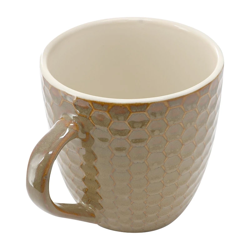Elama Honeycomb Assorted 6-pc. Geometric Coffee Mug