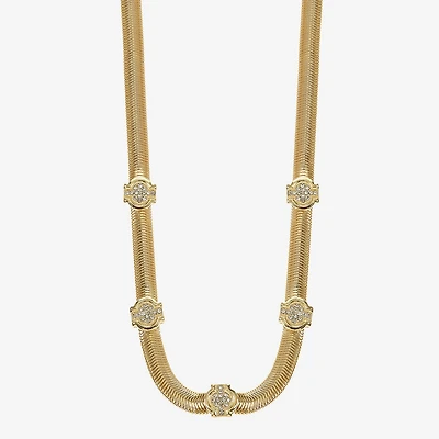 Monet Jewelry Gold Tone Womens Inch Collar Necklace