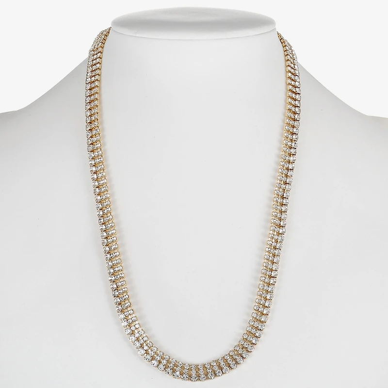 Monet Jewelry Timeless Gold Tone Womens 18 Inch Collar Necklace
