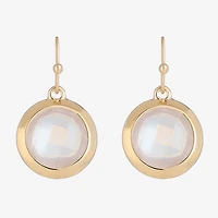 Liz Claiborne Gold Tone Womens Drop Earrings