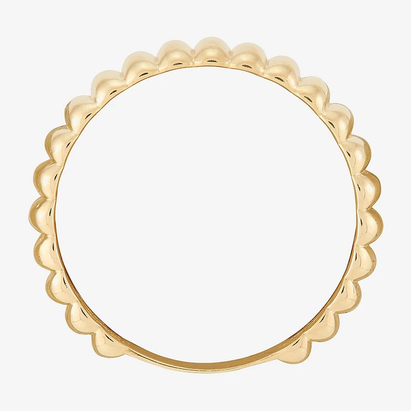 Womens 6MM 14K Gold Round Band