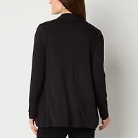 Liz Claiborne Womens Long Sleeve Open Front Cardigan