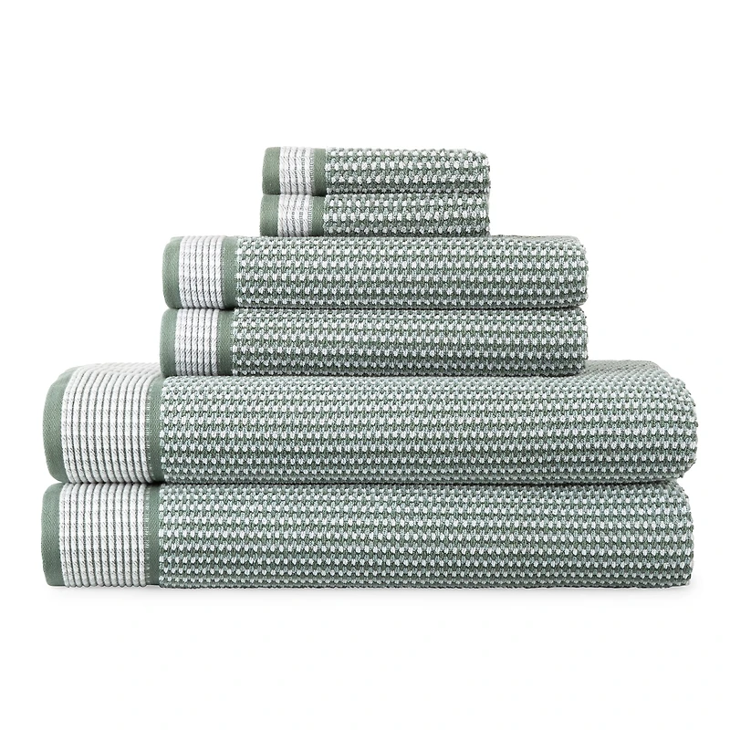 Linden Street Textured Geometric Bath Towel