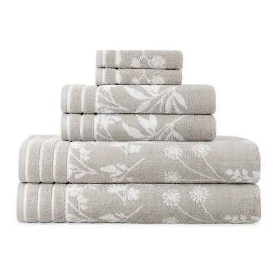 Linden Street Jacquard Geometric Bath Towel