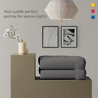 Color Sense 100% Cotton Cool & Crisp Lightweight 2 Fitted Sheets Sheet
