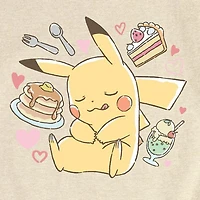 Little & Big Kid Girls Crew Neck Short Sleeve Regular Fit Pokemon Graphic T-Shirt