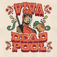 Novelty Mens Crew Neck Short Sleeve Regular Fit Deadpool Marvel Graphic T-Shirt
