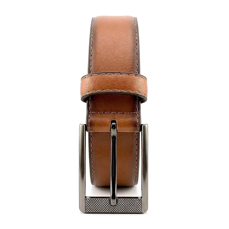 Florsheim Crunch Textured Leather Mens Belt