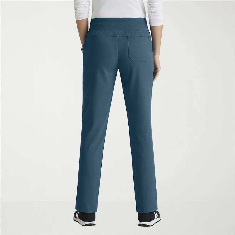 Grey's Anatomy™ by Barco Spandex Stretch Direct Grsp633 Relay 5-Pocket Mid-Rise Straight Leg Womens Fabric Moisture Wicking Wrinkle Resistant Scrub Pant