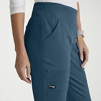 Grey's Anatomy™ by Barco Spandex Stretch Direct Grsp633 Relay 5-Pocket Mid-Rise Straight Leg Womens Fabric Moisture Wicking Wrinkle Resistant Scrub Pant