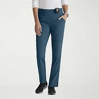 Grey's Anatomy™ by Barco Spandex Stretch Direct Grsp633 Relay 5-Pocket Mid-Rise Straight Leg Womens Plus Tall Fabric Moisture Wicking Wrinkle Resistant Scrub Pant