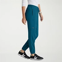 Grey's Anatomy™ by Barco Spandex Stretch Direct Grsp632 Dash 5-Pocket Mid-Rise Jogger Womens Fabric Moisture Wicking Wrinkle Resistant Scrub Pant
