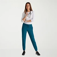 Grey's Anatomy™ by Barco Spandex Stretch Direct Grsp632 Dash 5-Pocket Mid-Rise Jogger Womens Fabric Moisture Wicking Wrinkle Resistant Scrub Pant